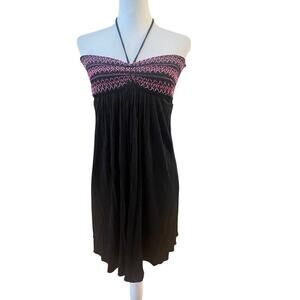 CACHE NWT TUBE TOP EMBROIDERED DRESS WOMENS MEDIUM